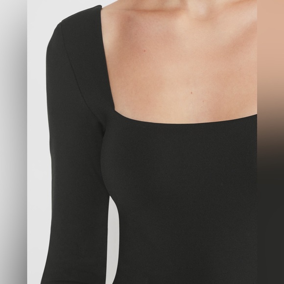 NWT Aritzia Contour Full Squareneck Longsleeve Bodysuit M - Picture 5 of 7